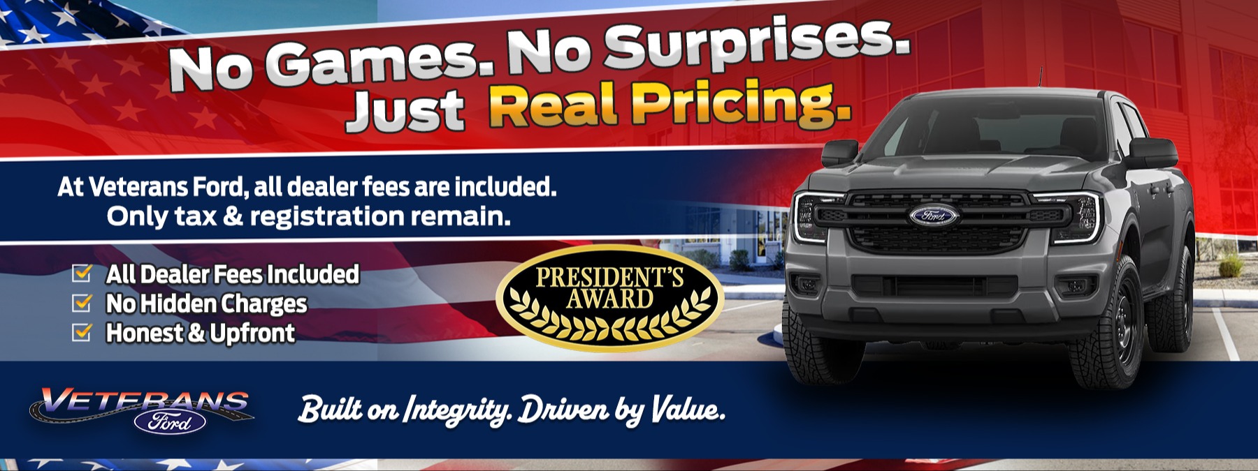 All fees included! Transparent pricing